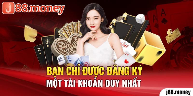 Bạn chỉ được đăng ký một tài khoản duy nhất